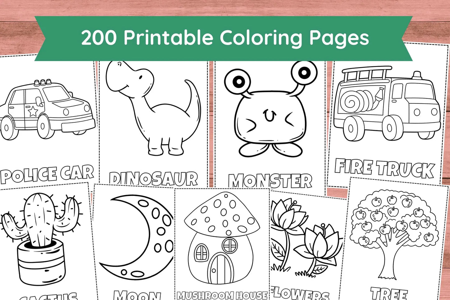 200 Printable Coloring Pages For Kids